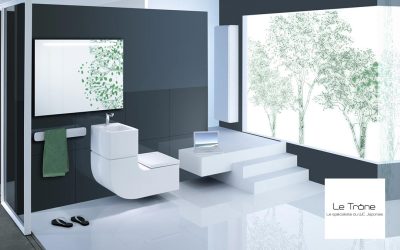 Le Trône, die ausstellung des japanischen toiletten in Paris