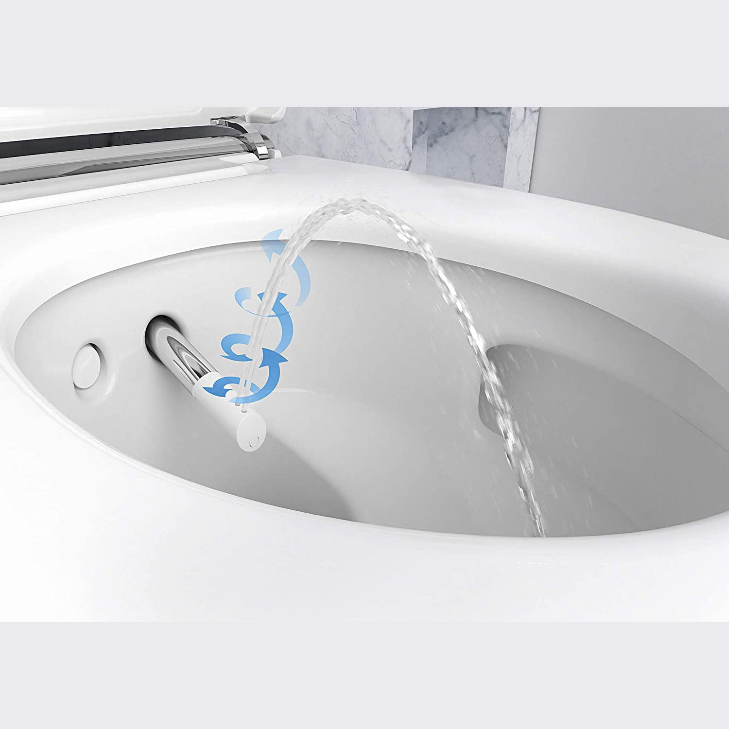 Toilette japonaise - Geberit AquaClean Mera - jet