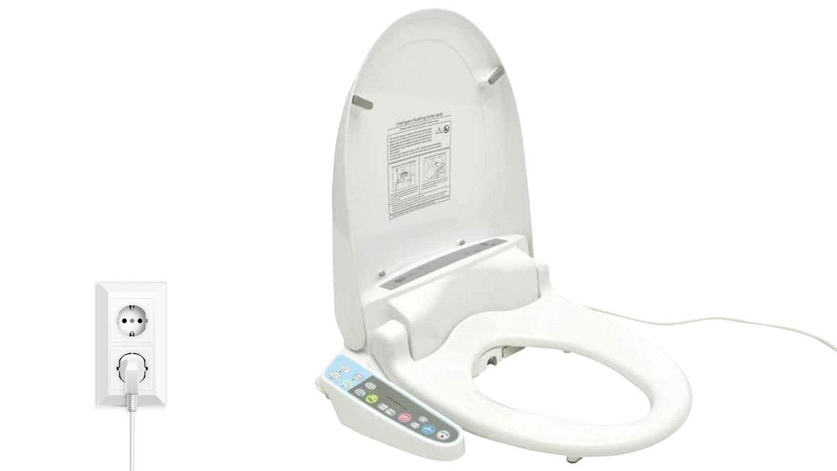 Abattant WC japonais avec électricité